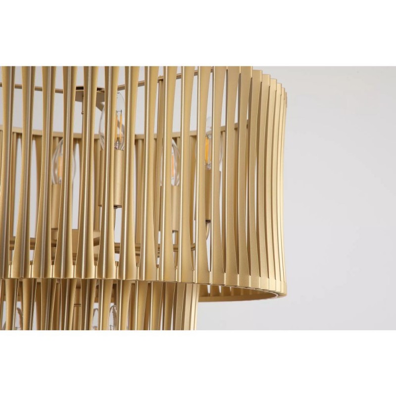Searchlight-62430-9GO - Split - Painted Gold Metal 9 light Centre Fitting