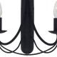 Searchlight-6342-2BK - Maypole - Decorative Matt Black Twin Wall Lamp