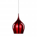 Vibrant - Red Metal Bell Pendant Ø 26 cm Vibrant - Red Metal Bell Pendant Ø 26 cm