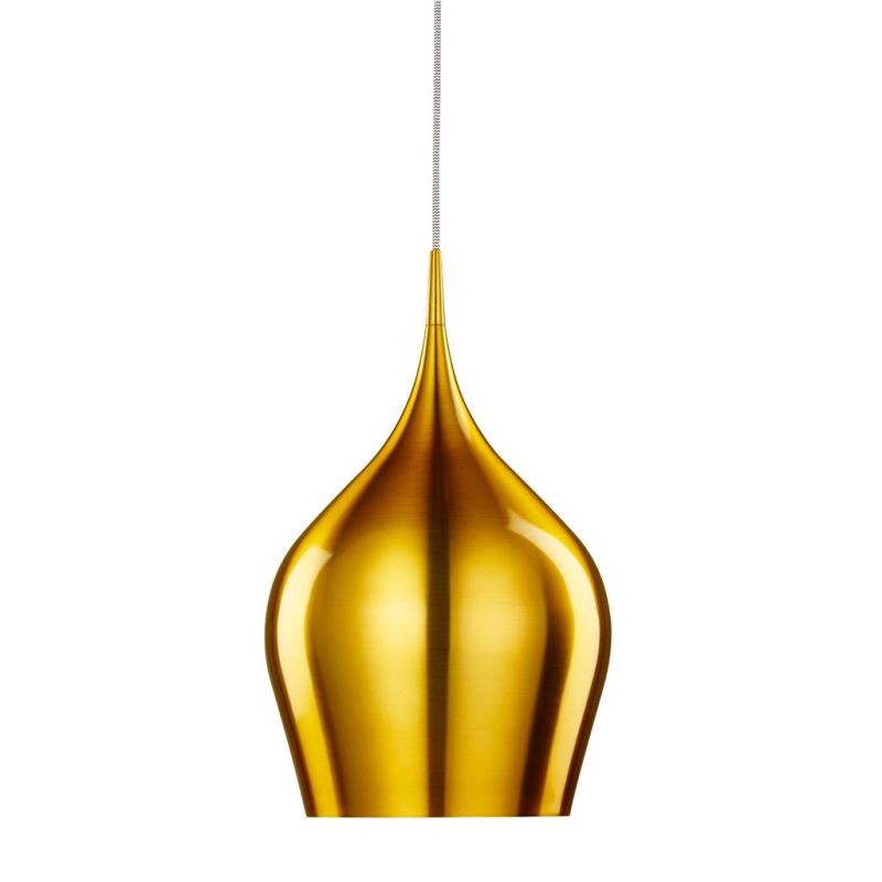 Searchlight-6461-26GO - Vibrant - Gold Metal Bell Pendant Ø 26 cm