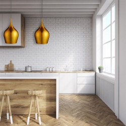 Vibrant - Gold Metal Bell Pendant Ø 26 cm