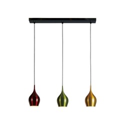 Vibrant - Multi-Coloured 3 Light over Island Fitting