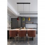 Vibrant - Multi-Coloured 3 Light over Island Fitting