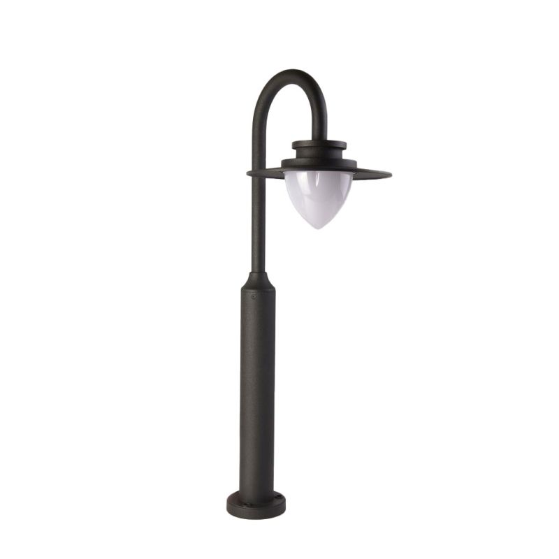 Searchlight-64982 - Texas - Graphite LED Post with White Diffuser
