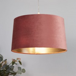 Larix - Shade Only - Pink Velvet Shade with Gold Inner Ø 40 cm Larix - Shade Only - Pink Velvet Shade with Gold Inner Ø 40 cm