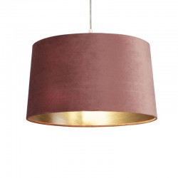 Larix - Shade Only - Pink Velvet Shade with Gold Inner Ø 40 cm Larix - Shade Only - Pink Velvet Shade with Gold Inner Ø 40 cm