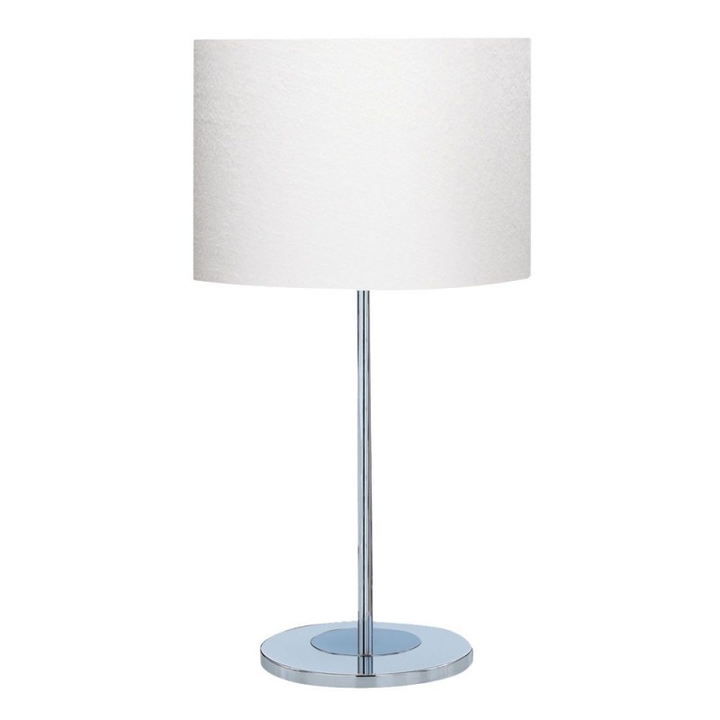 Searchlight-6550CC-1 - Carter - Chrome Table Lamp with White Shade