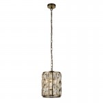 Bijou - Antique Brass Pendant with Amber Crystal Bijou - Antique Brass Pendant with Amber Crystal