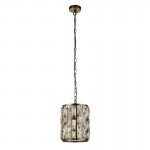 Bijou - Antique Brass Pendant with Amber Crystal Bijou - Antique Brass Pendant with Amber Crystal