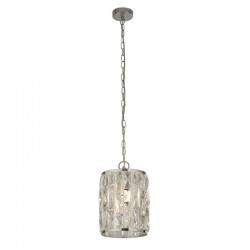 Bijou - Chrome Pendant with Clear Crystal Bijou - Chrome Pendant with Clear Crystal