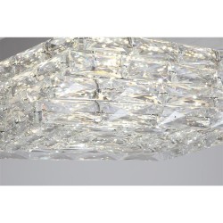 Modena - Chrome LED Flush with Crystal