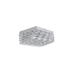Modena - Chrome LED Flush with Crystal