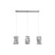 Searchlight-65811-3CC - Modena - Chrome 3 Light LED over Island Fitting with Crystal