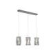 Searchlight-65811-3CC - Modena - Chrome 3 Light LED over Island Fitting with Crystal