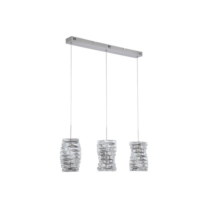 Searchlight-65811-3CC - Modena - Chrome 3 Light LED over Island Fitting with Crystal
