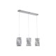 Searchlight-65811-3CC - Modena - Chrome 3 Light LED over Island Fitting with Crystal