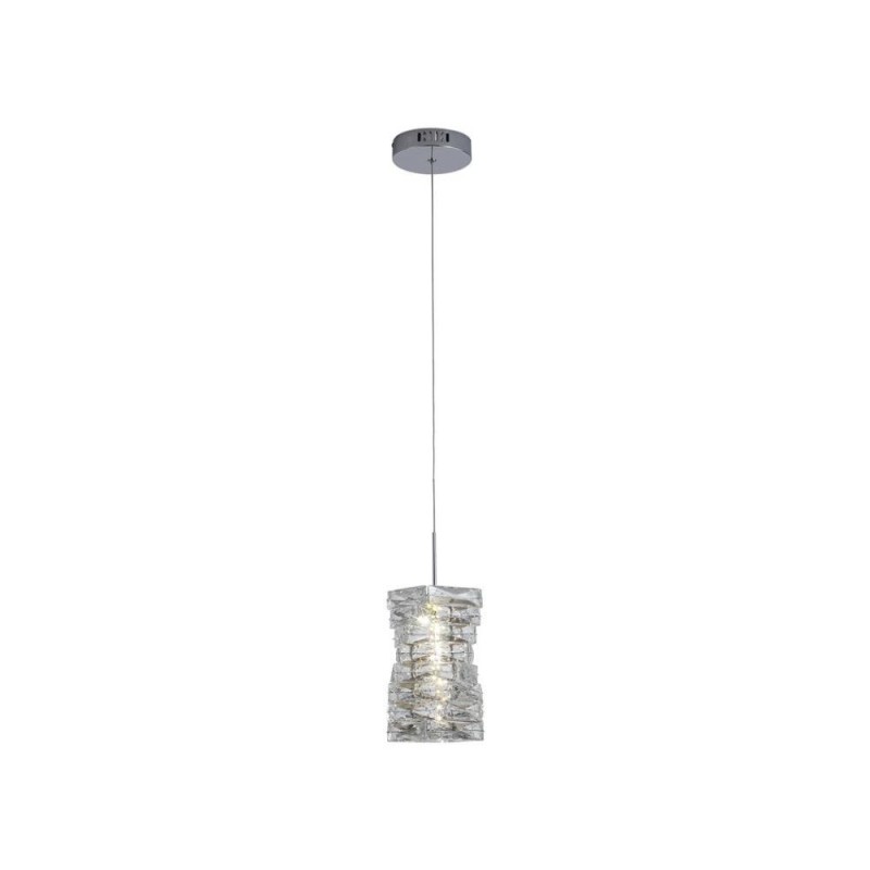 Searchlight-65811CC - Modena - Chrome LED Pendant with Crystal