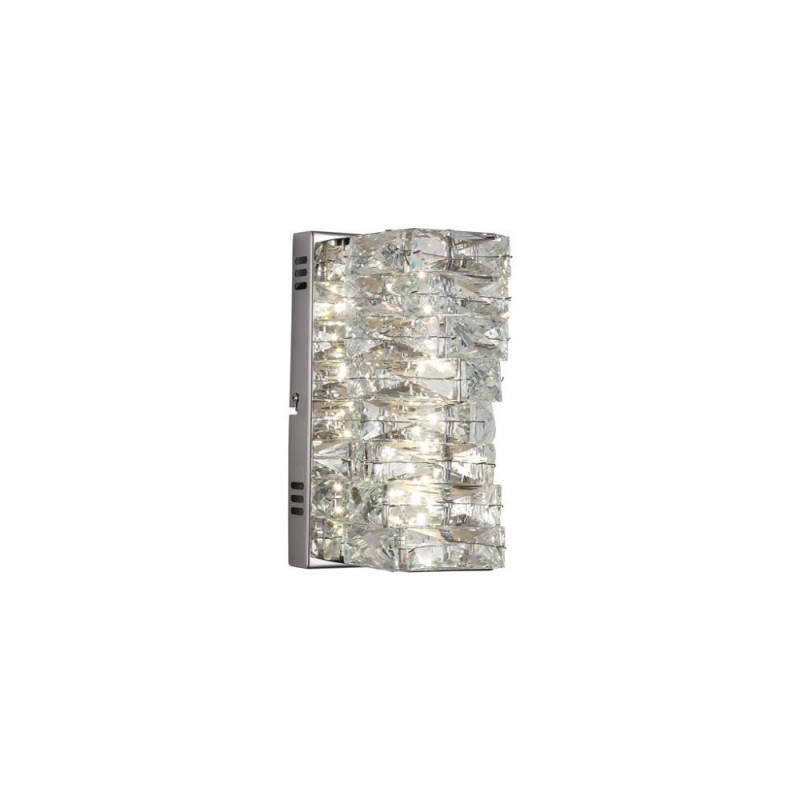 Searchlight-65812CC - Modena - Chrome LED Wall Lamp with Crystal