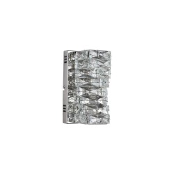 Modena - Chrome LED Wall Lamp with Crystal