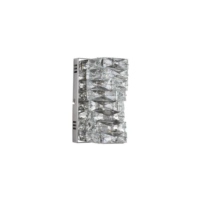 Searchlight-65812CC - Modena - Chrome LED Wall Lamp with Crystal