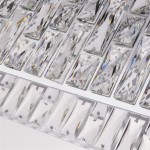 Bijou - Chrome 8 Light over Island Fitting with Clear Crystal