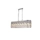 Searchlight-65818-8CC - Bijou - Chrome 8 Light over Island Fitting with Clear Crystal