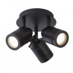Samson - Bathroom Black 3 Spotlights