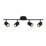 Samson - Bathroom Black 4 Spotlights