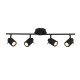 Searchlight-6604BK - Samson - Bathroom Black 4 Spotlights