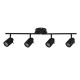 Searchlight-6604BK - Samson - Bathroom Black 4 Spotlights