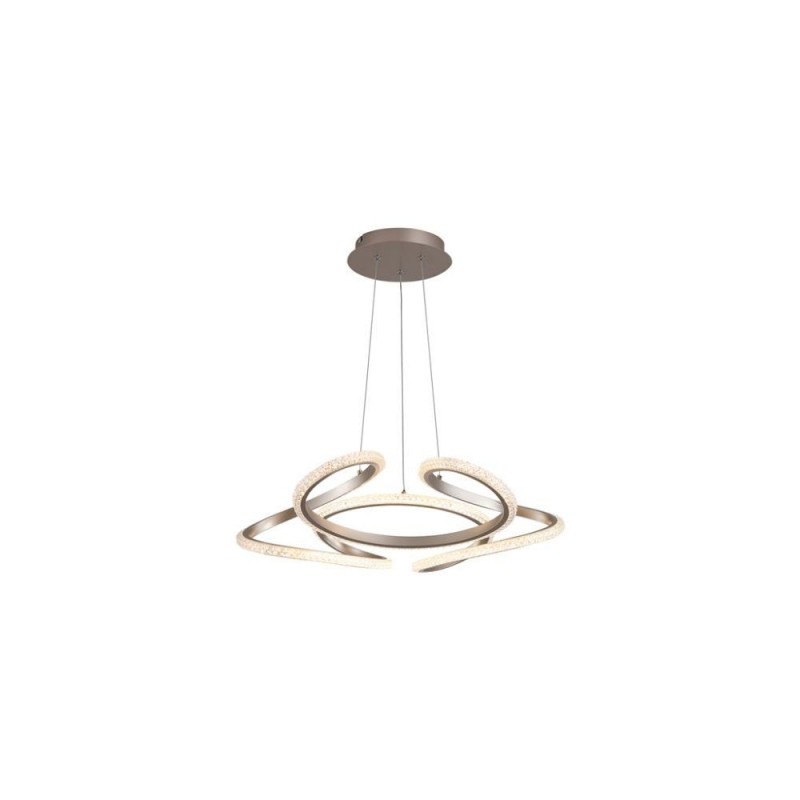 Searchlight-66110CP - Doodle - Champagne LED Pendant with Clear Acrylic