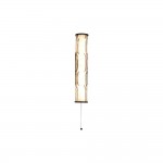 Vibrate - Matt Black LED Wall Lamp with Decorative Glass