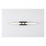 Parma - Matt Black LED Wall Lamp with Clear Glass IP44 Parma - Matt Black LED Wall Lamp with Clear Glass IP44