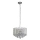 Searchlight-6715CC - Sigma - Chrome 4 Light Pendant with Acrylic