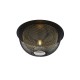 Searchlight-6840BGO - Honeycomb - Black & Gold Mesh Semi Flush
