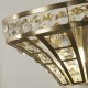 Searchlight-68510-2SB - Gemma - Satin Brass 2 Light Wall Lamp with Clear Crystal