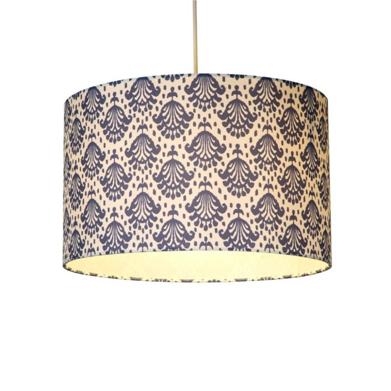 Searchlight-68721 - June - Shade Only - 35 cm Sapphire Print Shade