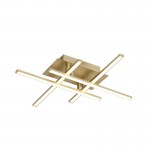 Matrix - Satin Gold LED Flush 19.3W