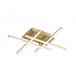 Matrix - Satin Gold LED Flush 19.3W Matrix - Satin Gold LED Flush 19.3W