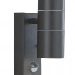 Metro - Black 2 Light PIR Wall Lamp Metro - Black 2 Light PIR Wall Lamp