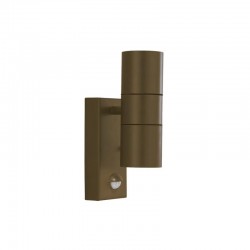 Metro - Rustic Brown 2 Light PIR Wall Lamp Metro - Rustic Brown 2 Light PIR Wall Lamp