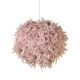 Searchlight-70393PI - Kate - Shade Only - Pink Feather Shade for Pendant