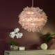 Searchlight-70393PI - Kate - Shade Only - Pink Feather Shade for Pendant