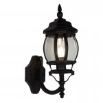 Bel Aire - Outdoor Black with Clear Glass Wall Lamp Bel Aire - Outdoor Black with Clear Glass Wall Lamp