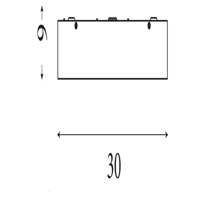 Searchlight-72370BK - Zeus - Black LED Flush with White Diffuser