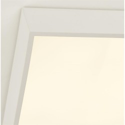 Zeus - White LED Flush with White Diffuser