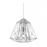 Geometric Cage - Chrome Pendant Geometric Cage - Chrome Pendant