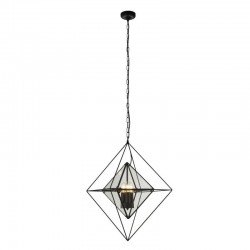 Diamond - Matt Black & Glass 3 Light Pendant Diamond - Matt Black & Glass 3 Light Pendant