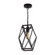 Ceiling Lights - Chassis - Matt Black Single Pendant Searchlight-7331-1BK - Chassis - Matt Black Single Pendant