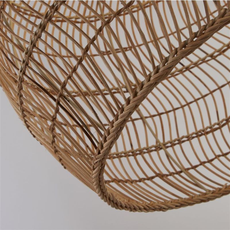 Ceiling Lights - Bali - Natural Bamboo & Black Pendant Searchlight-7398CW - Bali - Natural Bamboo & Black Pendant